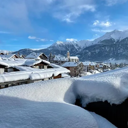 Mira Piz Signina - Wunderbare Dachwohnung Mit Blick In Berge Apartment Laax