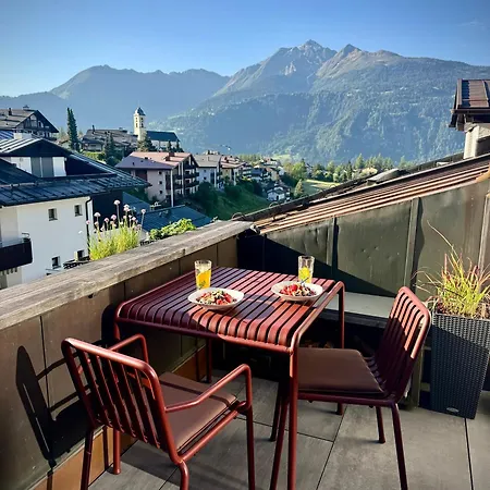 Mira Piz Signina - Wunderbare Dachwohnung Mit Blick In Berge Lejlighed Laax